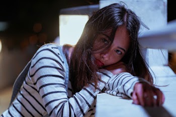 Woman Wearing Striped Long-Sleeved Shirt