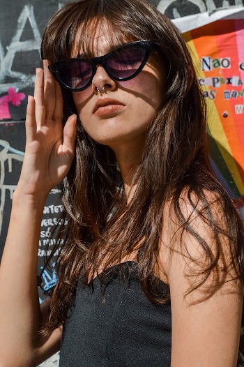 Woman Wearing Sunglasses
