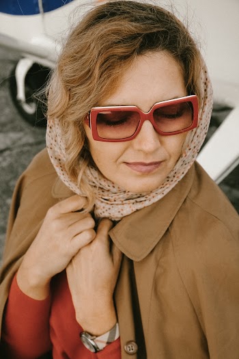 Woman Wearing Sunglasses