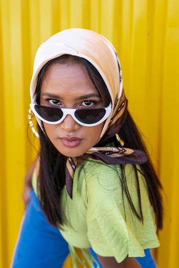 Woman Wearing Sunglasses