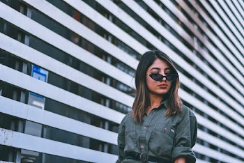 Woman Wearing Sunglasses