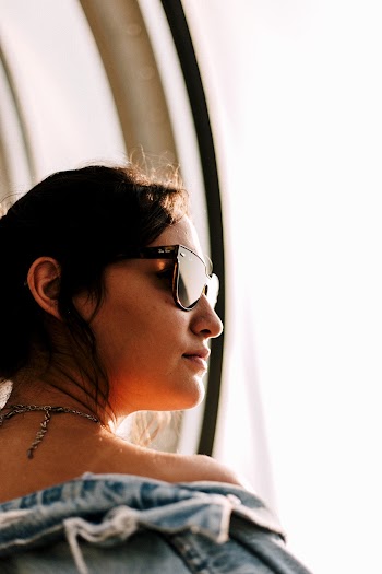 Woman Wearing Sunglasses
