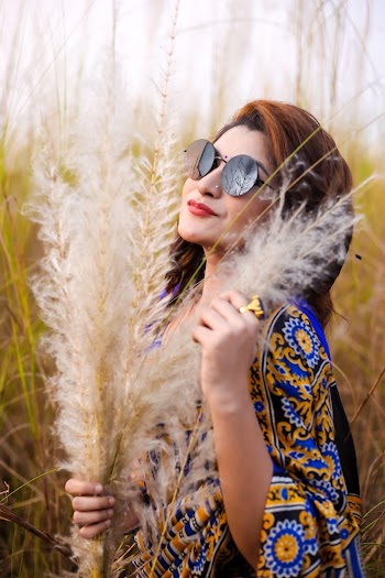Woman Wearing Sunglasses