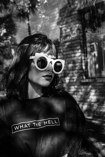 Woman Wearing Sunglasses