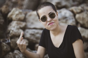 Woman Wearing Sunglasses