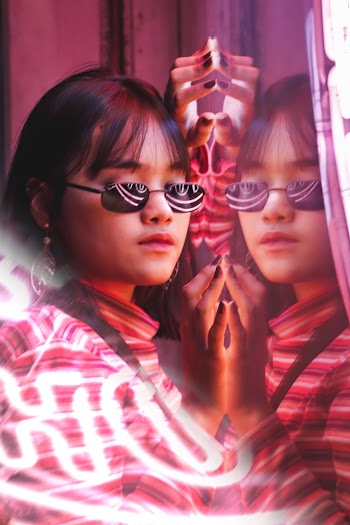 Woman Wearing Sunglasses