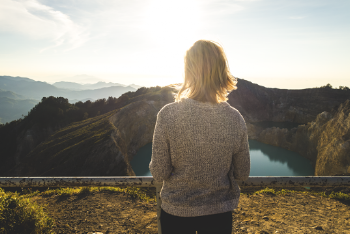 Woman Wearing Sweater