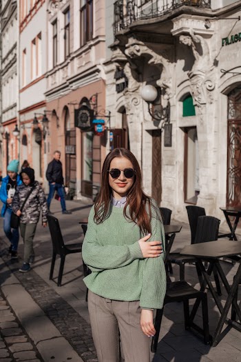 Woman Wearing Sweatshirt