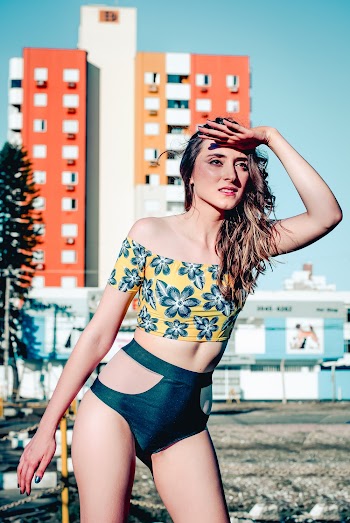 Woman Wearing Swimsuit