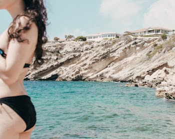 Woman Wearing Swimsuit Near Seashore