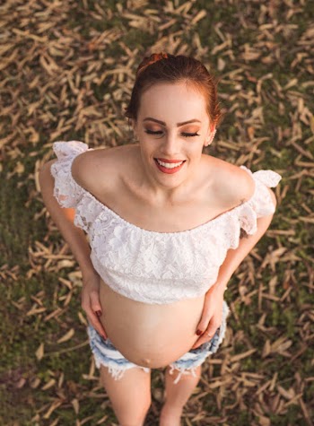 Woman Wearing Tube Top