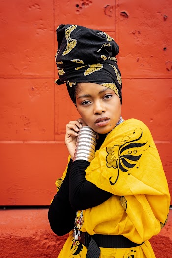 Woman Wearing Turban