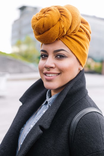 Woman Wearing Turban