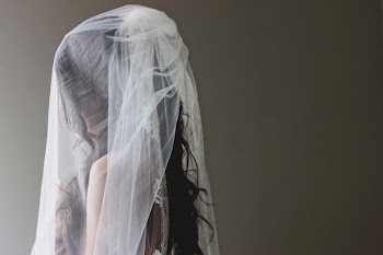 woman wearing wedding dress