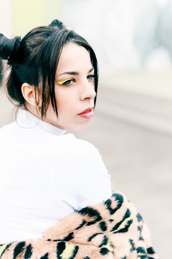 Woman Wearing White Crew-neck Dress