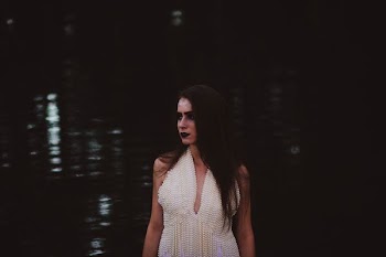 woman wearing white dress