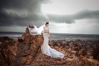 Woman Wearing White Gown