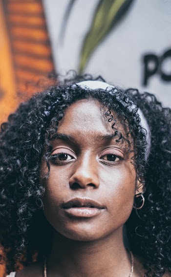 Woman Wearing White Headband