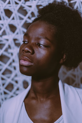 Woman Wearing White Shirt