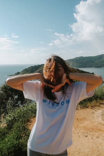 Woman Wearing White Shirt