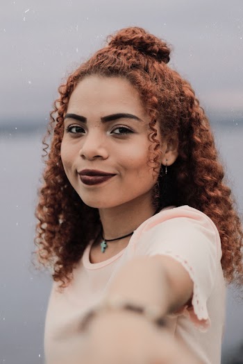 Woman Wearing White Shirt