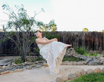Woman Wearing White Spaghetti Strap Dress