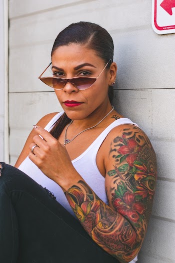 Woman Wearing White Tank Top