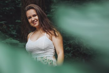 Woman Wearing White Top