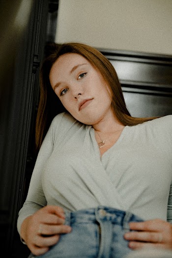 Woman Wearing White Top