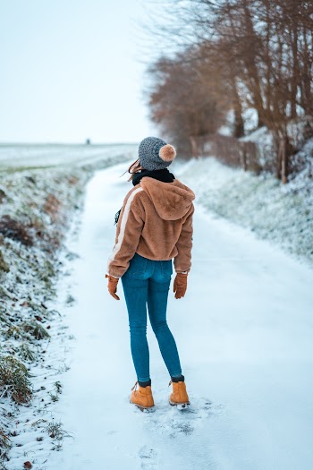 Woman Wearing Winter Clothes