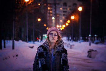 Woman Wearing Winter Jacket