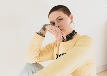 Woman Wearing Yellow Sweater
