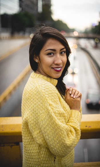 Woman Wearing Yellow Sweater
