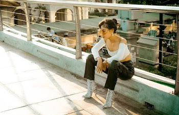 Woman Wears Black Pants