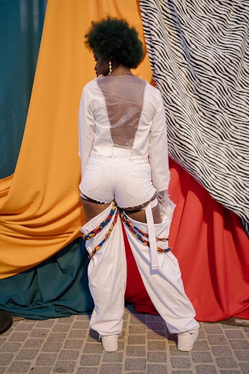 Woman Wears White Long-sleeved Dress