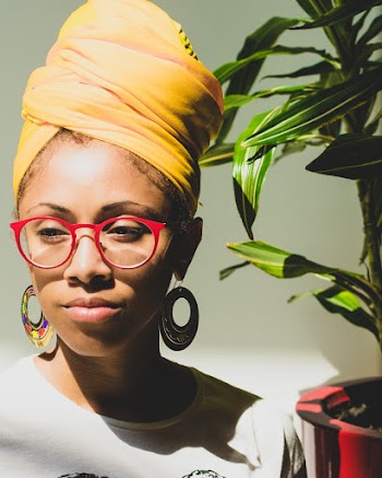 Woman Wears Yellow Turban