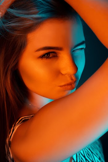 Woman Winking