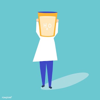 Woman with a glass of water as a head illustr.. | Free stock vector - 455118