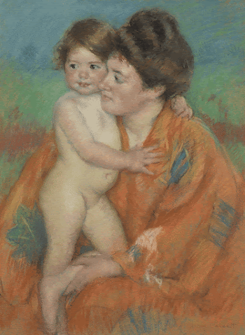 Woman with baby (ca.1902) painting | Free Photo - rawpixel