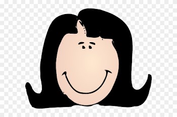 Woman With Black Hair Clip Art At Clker - Black Hair Girl Clipart