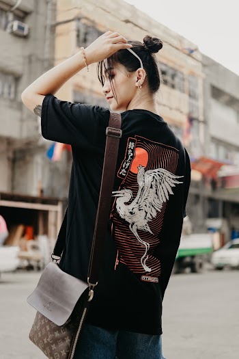 Woman With Brown Crossbody Bag
