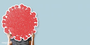 Woman with coronavirus cell icon | Free  photo - 2306918