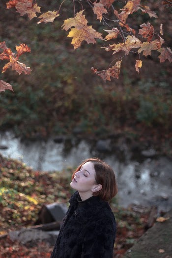 Woman With Eyes Closed