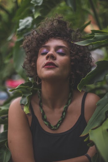 Woman With Eyes Closed