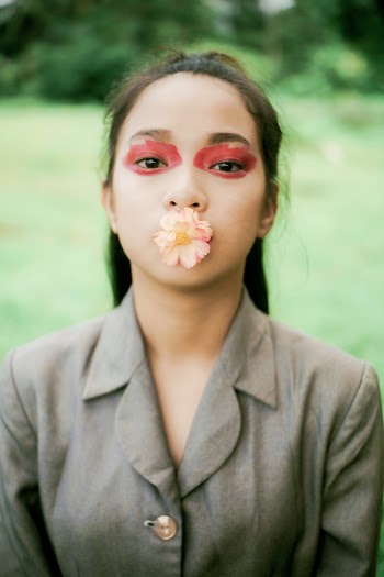 Woman With Face Paint