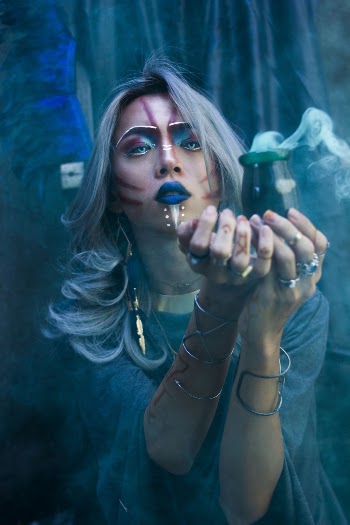 Woman With Face Painting