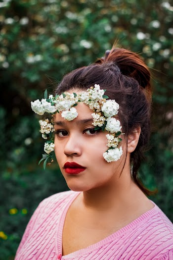 Woman With Flower Crown