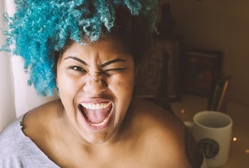 Woman With Funny Face