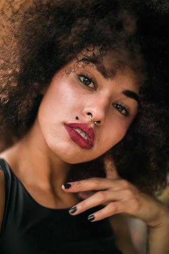 Woman With Nose Piercing