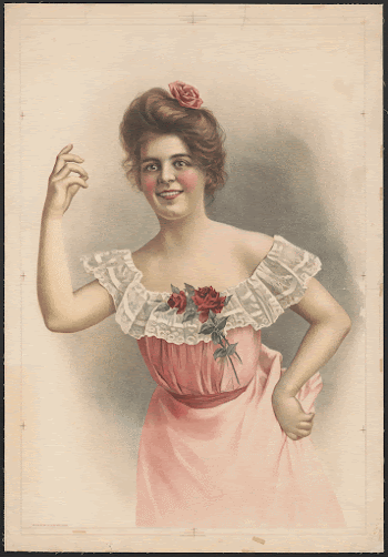 [Woman with pink rose in hair | Free Photo - rawpixel